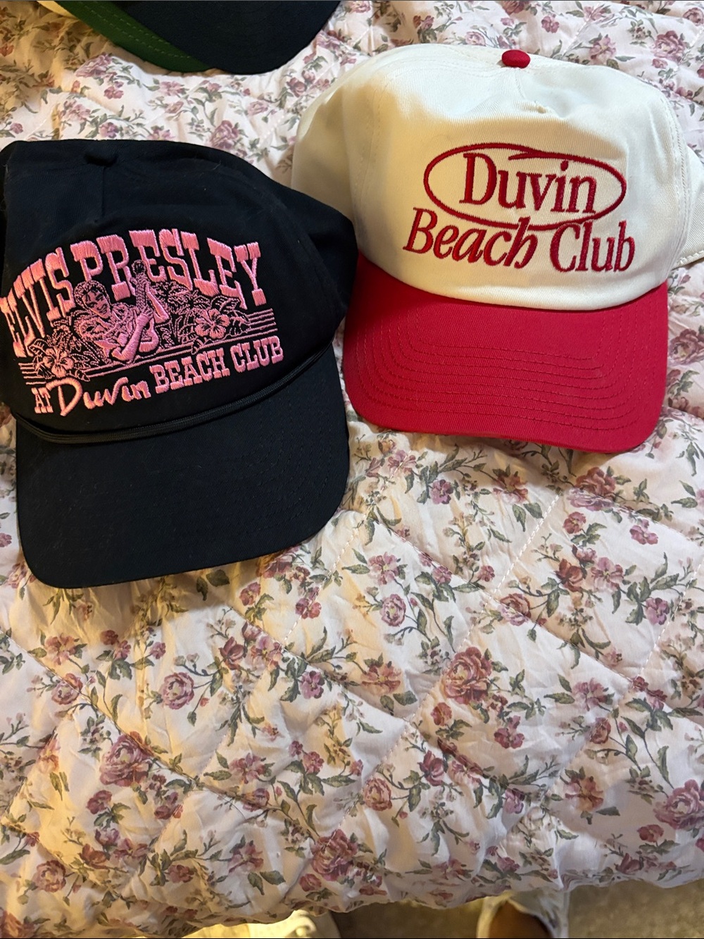 Duvin Beach Club Red & White Baseball Cap